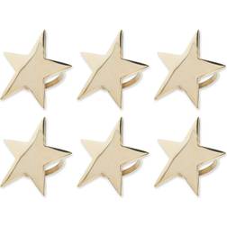 Design Imports DII Gold Star Napkin Ring 4