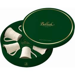 Belleek Pottery Set 6 Claddagh Cup