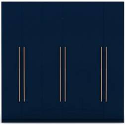 Manhattan Comfort Gramercy Modern Tatiana Midnight Blue 82.5x81.3"