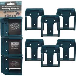 StealthMounts Blue Battery Mounts compatible with Makita 40v XGT 6 Pack