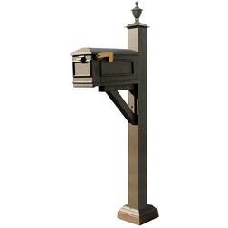 WPD-SC2-S5-LMC-BRZ Westhaven System with Lewiston Mailbox Square Collar