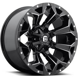 Fuel Off-Road D576 Assault Wheel, 18x9 with 6 on 135/5.5 Bolt Pattern Gloss Milled D57618909856US