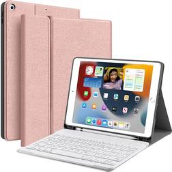 JUQITECH Keyboard Case for iPad 10.2" (7th/8th/9th Gen)