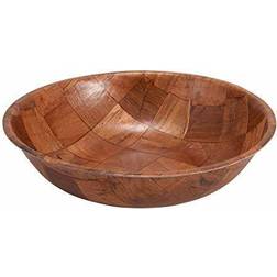 Winco WWB-18 Wooden Woven 18-Inch Salad Bowl