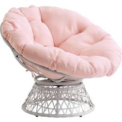 Furnishings Specialty Papasan Cream Lounge Chair