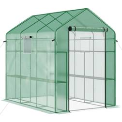 OutSunny 7' 2-Tier Shelf Greenhouse