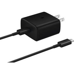 Samsung 45W USB-C Fast Charging Wall Charger in Black Black