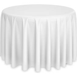 Lann's Linens 108" Premium Tablecloth White