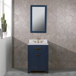 Water Creation Madison 24 Bath Vanity Monarch with Marble Vanity Top