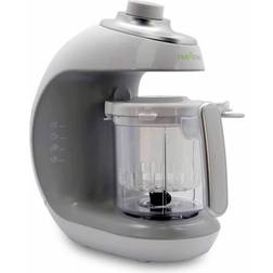 NutriChef Electric Baby Food Maker Puree Food Processor, Blender, and Steamer White