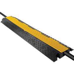 Pyle Cable-Protector Cover Ramp, Yellow/Black