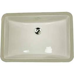 18 Inch X 12 InchUndermount Ceramic Sink Bisque