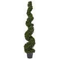 Pure Garden Spiral Boxwood Topiary