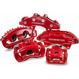 Power Stop Front S5022 Pair of High-Temp Red Coated
