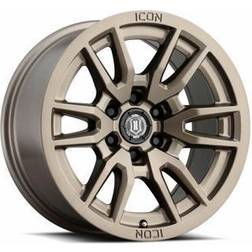 ICON Alloys Vector 6 Wheel, 17x8.5 with 6 on Bolt Pattern