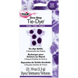Tulip One-Step Tie-Dye Refill .13oz 3/Pkg-Purple -TFDRF-29040