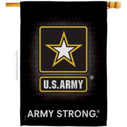 Breeze Decor H108061-BO U.S. Army Americana Military Impressions Flag Figurine