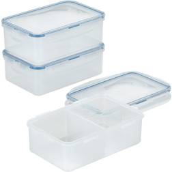 Lock & Lock Easy Essentials On the Go Meals Divided Food Container