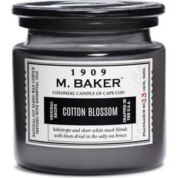 M. Baker Cotton Blossom Two Wick Soy Scented Candle