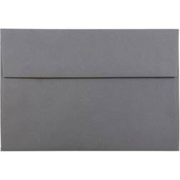 Jam Paper A8 Envelopes 5 1/2 x 8 1/8 Dark Gray 25/Pack