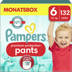 Pampers Premium Protection Pants, Gr. 6, 15kg Monatsbox 1x 132 Pants