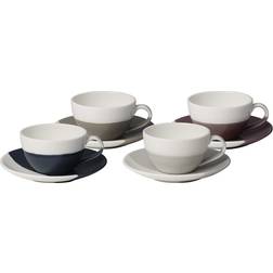 Royal Doulton 1815 Studio Cup Set/4 Porcelain/Ceramic, Oz Saucer Plate