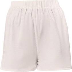 PrettyLittleThing Woven Elastic Waist Floaty Shorts - White
