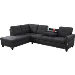 Beverly Fine Furniture Sectional Set with Drop Down 97.2" 4 Seater