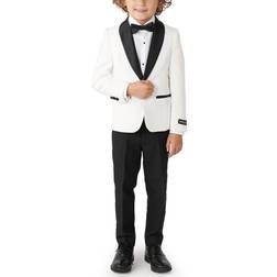 OppoSuits Boy's Pearly Solid Tuxedo Set 3-Piece