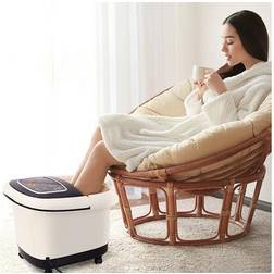 Costway All-in-One Heated and Vibrating Foot Spa
