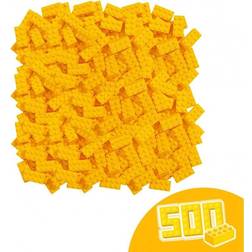 Simba 104118917 Blox, 500 gelbe 8er Bausteine