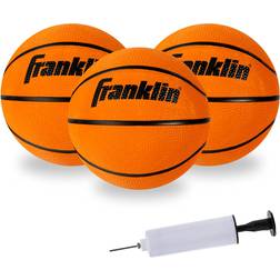 Franklin Sports Basketball w/ Air Pump in Black/Orange, Size 5.0 H x 5.0 W x 5.0 D in Wayfair Black/Orange