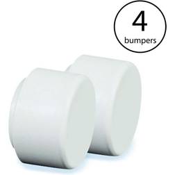 Swimline In Ground Pool Ladder Replacement Rubber Bumpers, 4 Bumpers