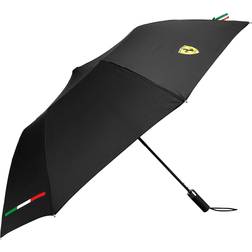Scuderia Ferrari F1 Compact Scudetto Umbrella- Black/Red