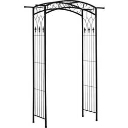 OutSunny Southern/European Style Garden Arbor & Trellis with Beautiful Support Vines