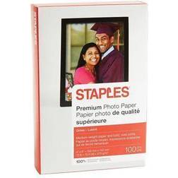 Staples Premium Glossy Photo Paper 4 100/Pack 17673-CC 508431