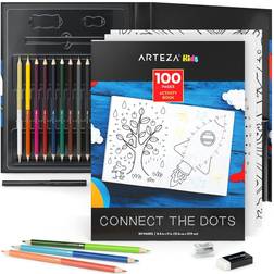 Arteza Kids Activity Coloring Book Connect the dots 50 pages