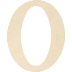 MDF Classic Font Wood Letters & Numbers 9.5", O