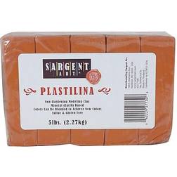 Sargent Art Plastilina Non-Hardening Modeling Clay 5 lbs. Terra Cotta