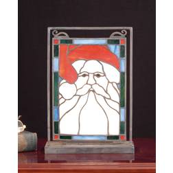 Meyda Tiffany 65250 Stained Glass the Santa Collection Aluminum Tilt Window Triple-Pane
