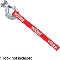 Warn Hook Strap Red 69645 Red