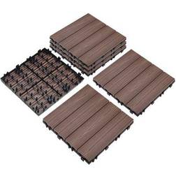 Design House Square Deck Tiles 6 Pack Russet Canyon