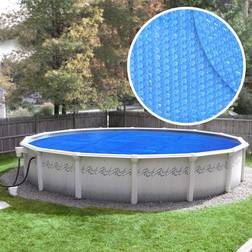 Pool Mate Deluxe 3-Year 24 ft. Round Blue Solar Cover