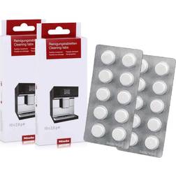 Miele coffee machine cleaning tablets 10pk & descaling tablets 6pk