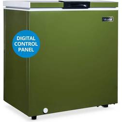 Newair 5 cu.ft. Manual Defrost Mini Deep Chest with Control Military Green