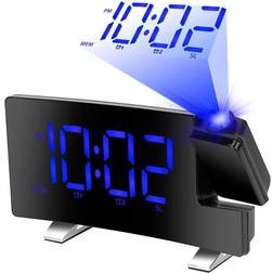 iMounTEK Projection Alarm Clock Blue