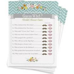 Hortense B Hewitt 38947 Guess Who Newly Wed Game Cards