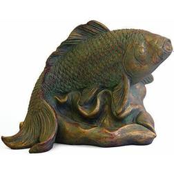 Pondmaster 03770 spouting fish resin statue