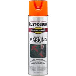 Rust-Oleum 2554 Professional Inverted Marking Spray Orange, Red