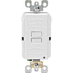 Leviton SmartlockPro GFCI Outlet 20A 125V Duplex White NEMA 5-20R